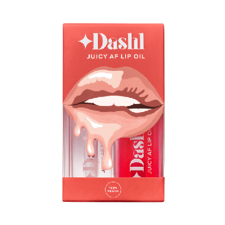 DASHL Juicy AF Lip Oil Duo - 2-Pack Läppvård Unisex Röd 7,8ml