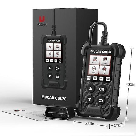 Obd2 Scanner Check Engine Auto Diagnostic Tool Eobd Bil Fejl Kode Læser Smog Test Emission Analyzer Til O2 Sensor