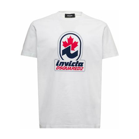 Dsquared2 T-Shirts , Wit , Heren , Maat: L