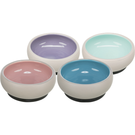 Trixie - Keramisk skål med sklisikker gummiblanding 0,3 liter - Hund - Matplass & vannautomater for hund - Matskåler og vannskåler - ZOO.no