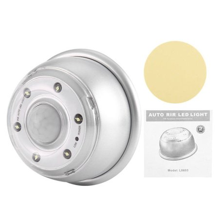 6LED IR rörelsesensor nattlampa ljusstyrka justerbar KLB