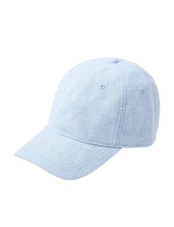 Lindex Cap Roundpeak Linen - Blue - 5-7