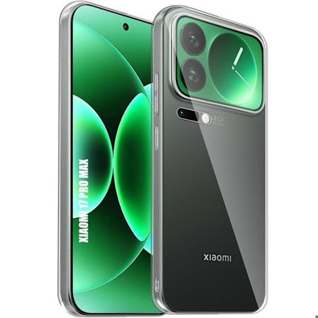 Stødabsorberende Cover til Xiaomi 17 Pro Max, Transparent Silikone Beskyttelse Mod Ridser Slank Let