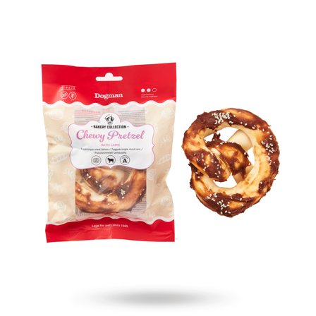 Dogman Bakery Collection Tuggkringla med Lamm 12,5 cm - Matskål, hundgodis & tuggisar