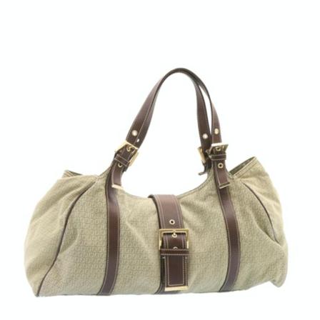 Fendi Vintage, Pre-owned Tote bag Bruin, Dames, Maat:ONE Size,Canvas