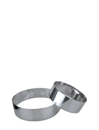 Städter Kagering Ø 26 Cm / H 6 Cm Ikke Justerbar - Silver - Ø 26 CM