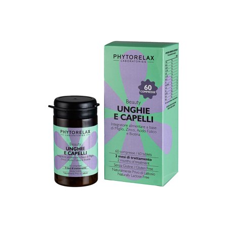 Phytorelax Integratori Alimentari Integratore Alimentare - UNGHIE E CAPELLI 60cps - Integratore Unghie e Capelli