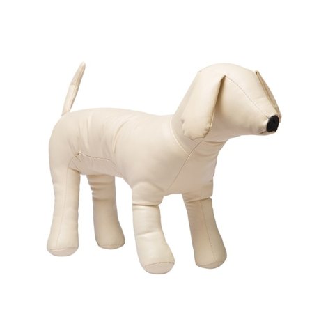 Læder Hunde Mannequiner Stående Stativ Hunde Modeller Legetøj Dyrebutik Display Mannequin