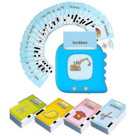 Snakkende Flash-kort, 112 stk. Flash-kort 224 Ord Småbarn Læringsleker Pedagogiske Leker Taleterapi Leker For Autistiske Barn