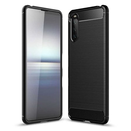 Xperia 10 III Iskunkestävä SlimCarbon -kotelo