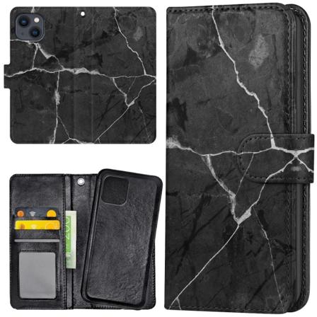 iPhone 15 Plus - Lommebok Deksel Marmor
