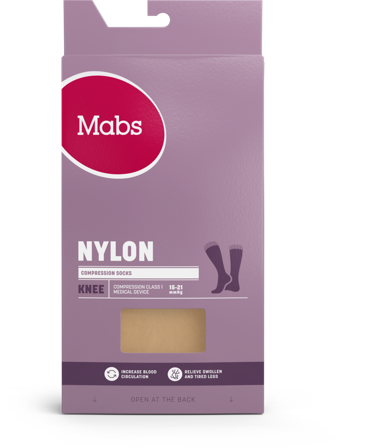 Mabs nylon knestr K1 sand XL