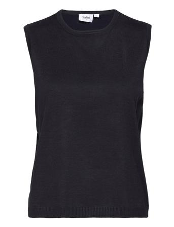 Milasz Vest Vests Knitted Vests Blå Saint Tropez