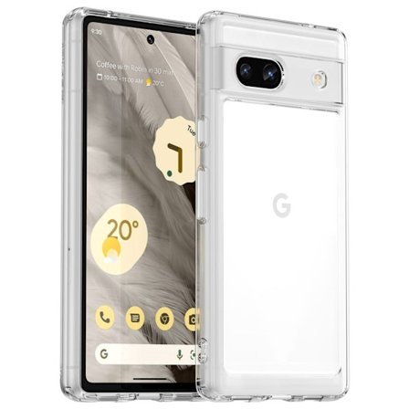 Shock absorbing Google Pixel 7A 5G case - Transparent