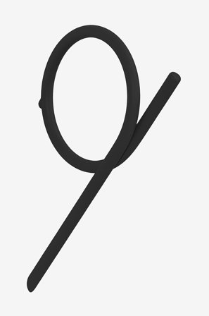 Spinder Design - Kappkrok Tuba M - Svart - Krokar - Från Homeroom