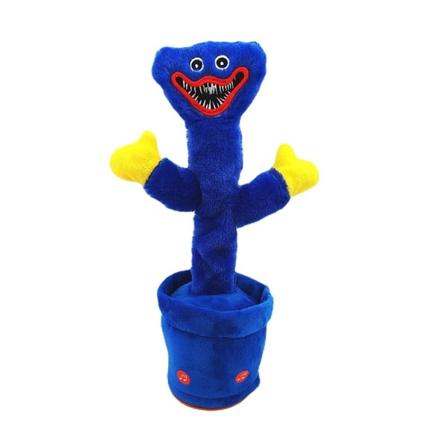 Poppy Playtime Huggy Wuggy Elektrisk dansende snakkeleker - perfekt Blue