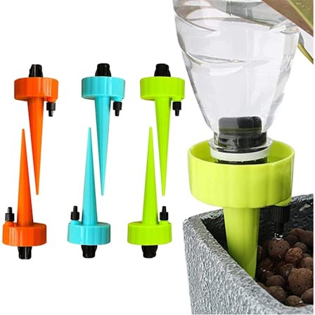 6 stk. justerbart drypvandingssæt automatisk plante selvvanding