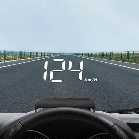 Head Up Display, Universal GPS HUD for bil, Speedometer USB-grensesnitt, Hastighet, Kjøreretning, Overhastighet, Slett Feilkode, for Alle Kjøretøy 