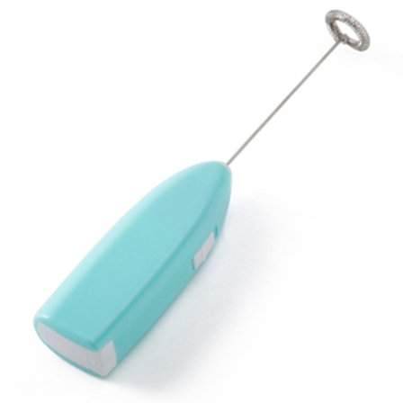 Trådløs elektrisk håndmikser batteridrevet liten plast metall husholdning håndmikser for hjem hotell blå