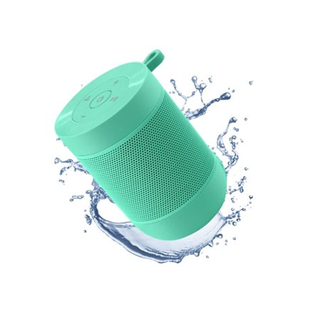 Bärbar Bluetooth-högtalare 360 HD Högt ljud Stereoparning Stöd TF-kort för utomhusresor Hemmakontor VerYEMAESRE