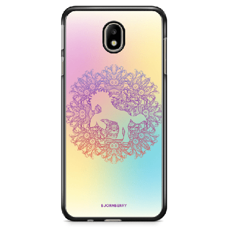 Bjornberry Skal Samsung Galaxy J3 (2017) - Regnbågsenhörning