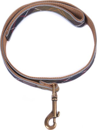 Barbour Reflective Tartan Dog Lead Classic