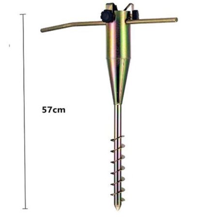 Skru inn jordspyd med spiss base