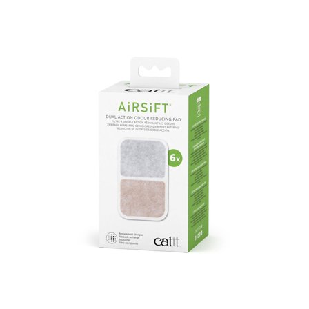 Catit AIRSIFT Dual Action Filterkassett- 6 stk