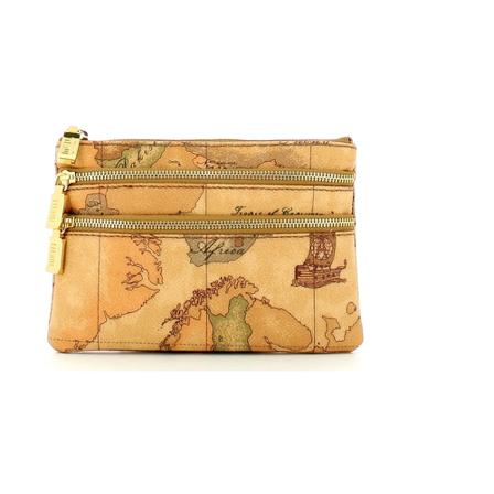 Alviero Martini 1a Classe, 3 Zip Geo Classi envelope Oranje, Dames, Maat:ONE Size