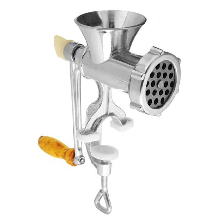 8 tuuman vintage lihamylly, manuaalinen makkarakone käsikammella