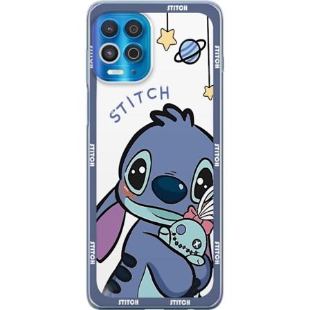 Motorola Edge S Genomskinligt Skal Stitch rymden