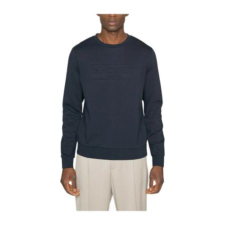 Hackett Sweatshirt Embossed Crew Blå, Herre Sweatshirts