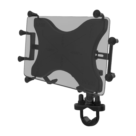 Nettbrettmonteringssett RAM Mounts X-Grip Styre/Rør 9"-10