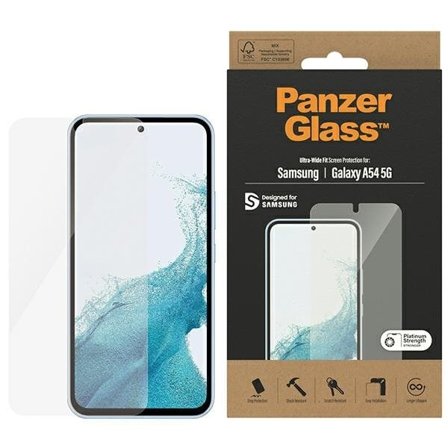 PanzerGlass Ultra-Wide Fit hærdet glas til Samsung Galaxy A54 5G