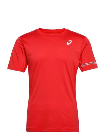 Court M Ss Tee T-shirt Rød Asics