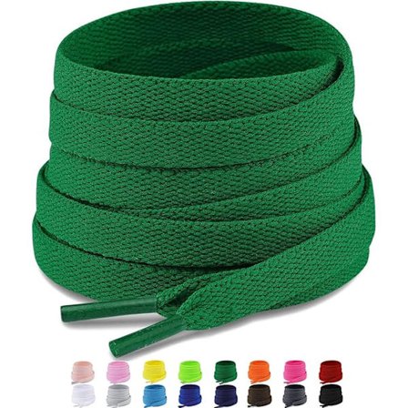 2 par Premium Snørebånd Flade Holdbare Snørebånd 8 mm Bredde Udskiftningssnørebånd til Sneakers, Gymnastiksko