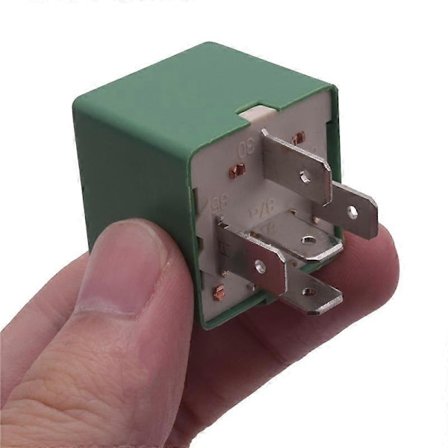 12V 35A 5-stifts Kylfläktrelä Grön 6547TX för Peugeot 206 207 306 307 406 407 807 2025th