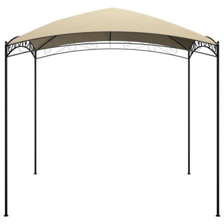 vidaXL Paviljong 3x3x2,65 m gräddvit 180 g/m² Creme