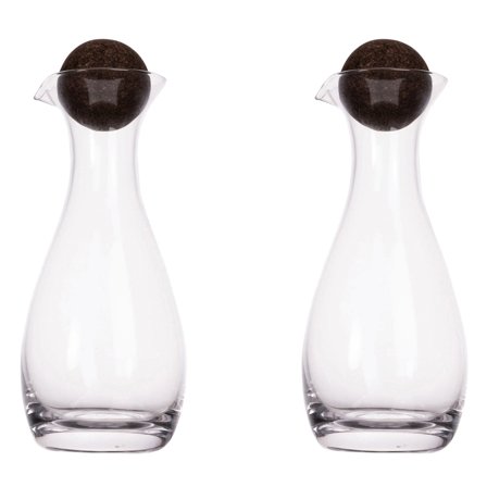 Sagaform Nature olie-/eddikeflasker med korkkugle, 2 stk. - Klar | KitchenOne