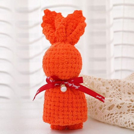 Kanin Håndkle Vaskeklut ORANSJE