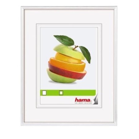 Ram - Sevilla - Vit - 15x20 cm - Plast - Rektangulär