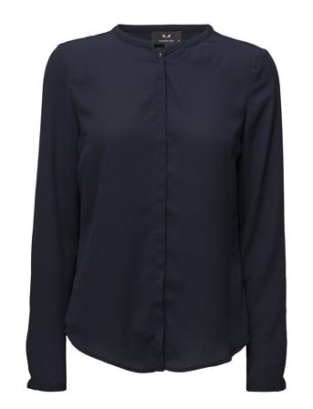 Cyler Shirt Bluse Langermet Blå Modström*Betinget Tilbud