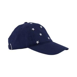 Kids - IKKS Blue Branded All Over Dot Print Baseball Cap 51 cm - Headwear - 51 cm - Blue - Mädchen