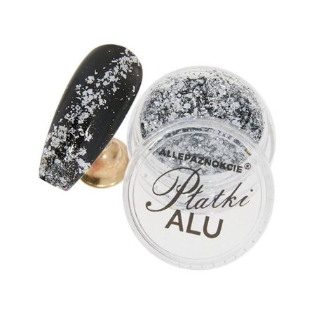 Kynsikoristeet - Metalli/Alu-hiutaleet - 01