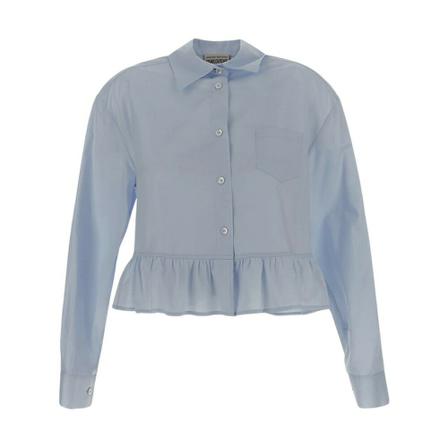 Semicouture Shirts blå, Dam, Dam, Storlek: M
