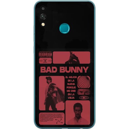 Kompatibelt Mobildeksel til Honor 9X Lite Bad Bunny NFL-inspirert skjoldlogo med amerikansk fotball og stjerner