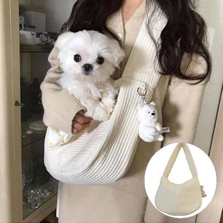 Pet Small Dog Bag Carry Travel Sling Ryggsäck Stora valpbärarväskor_gåva av G