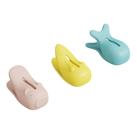 6 st. Påsklämmor med Magnet, Magnetiska Klämmor för Kylskåp, Magn