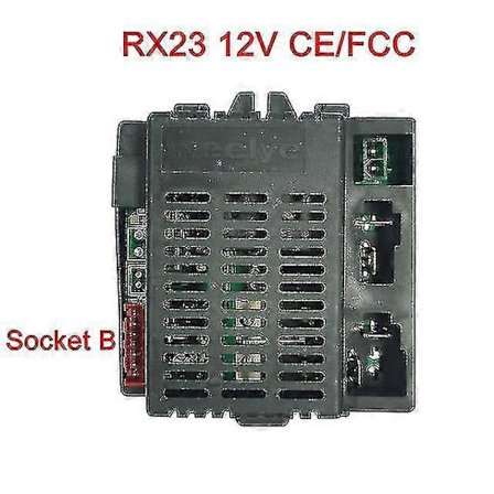 Elektrisk lekebil for barn med Bluetooth-fjernkontroll, kontroller med myk start-funksjon 2,4g Bluetooth-sender xc OE