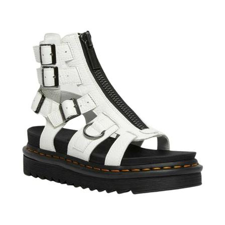 Dr. Martens - Sandaler - Vit - Dam - Storlek: 37 Eu, Dam, Storlek: 37 EU